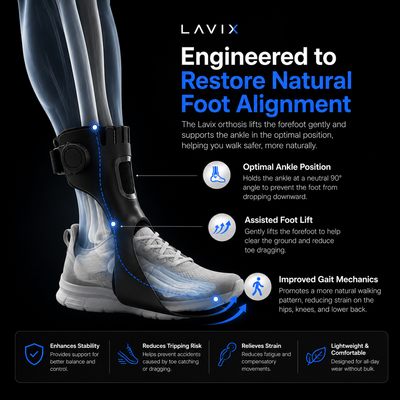 LaviX Foot Drop AFO Brace