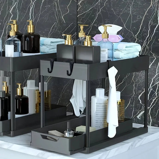Elegant Slide-Out Organizer Rack