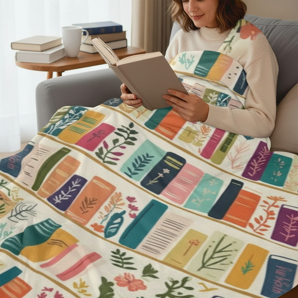 Detail shot - cozy reading moment