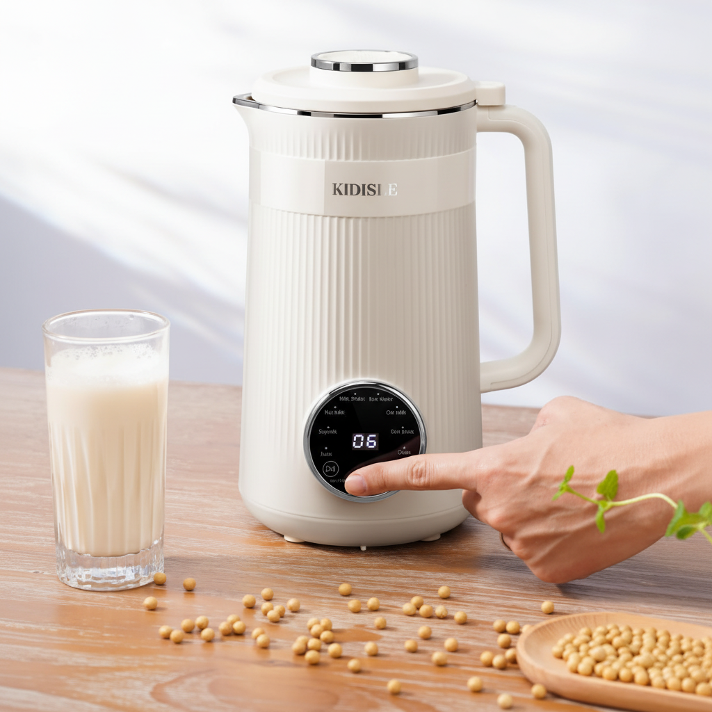 Hand using control panel